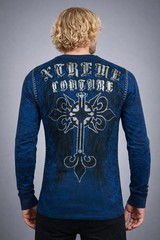 Xtreme Couture by AFFLICTION HERCULES Men’s Shirt THERMAL Sz M X18521 A116 NWT