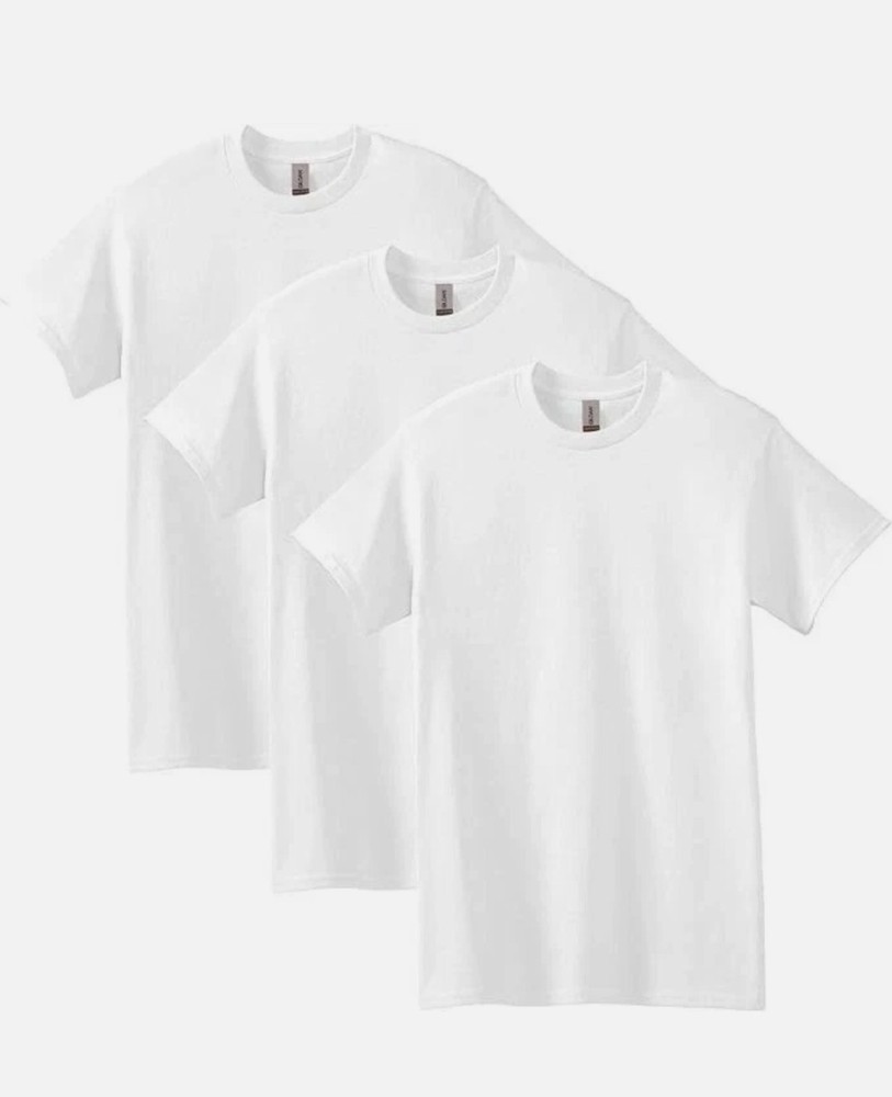 Gildan Ultra 100 % Cotton T-Shirts G2000 Short Sleeves Sz XL 6oz Tear Away Label
