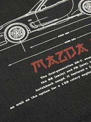 Mazda RX-7 AOP Vintage RARE Car 90s Motor Race XL Single Stitch T-Shirt REPRINT