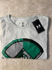 Under Armour Men’s 2XL Gray Baseball Diamond Graphic T-Shirt NWT Short Sleeve