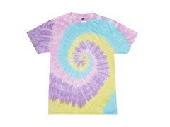 Tie Dye T-Shirts Multi-Color Kids & Adult 100% Cotton Colortone