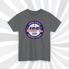 1983 USFL Vintage Football Logo T-Shirt