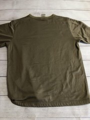 BAF Shirt Mens Large Green Short Sleeve Stretch Lightweight Crewneck Tee Casual