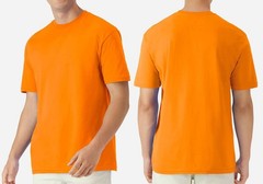 Gildan Mens Light Cotton Blend T-Shirt Hi-Vis Safety Colors Breathable Tee XS-5X