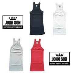 Men’s G-unit Ribbed Tank Top [JOHN SON] Wife Beater 100% Cotton Heavy Weight