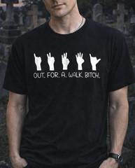 Out For A Walk Bitch T-Shirt ♡ Spike! Buffy the Vampire Slayer ✩ 90s Spuffy TV!