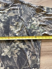 Lot of 3 Vintage Mossy Oak and Realtree Camo Long Sleeve Pocket T-Shirts