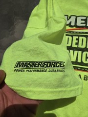 New in Package (NIP) Menards Mens 2XL Neon Safety Yellow HI-VIS XXL T-Shirt