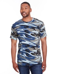 Code Five Men's 100% Combed Ringspun Cotton Camo T-Shirt – 3907