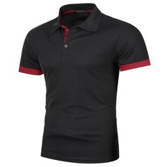 Summer Mens Short Sleeve Polo Shirts Lightweight Lapel Streetwear Breathable .