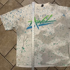 Y2K Rogue Status Awol Paint Splatter AOP Skate Gun T Shirt Men Medium Rob Dyrdek