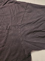 VTG 90s Polo Ralph Lauren Men Pocket T-Shirt Classic Large Black w/Red Pony Fade