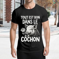 Digital Print Casual Cotton Round Neck Short Sleeve T-Shirts Unisex Loose Punk