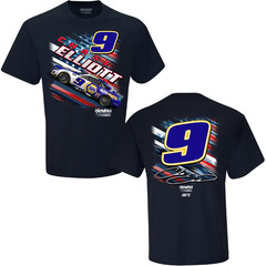 CHECKERED FLAG SPORTS CHASE ELLIOTT #9 NAPA NASCAR PATRIOTIC TEE SHIRT K1109