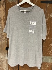 Gildan Men’s Grey Heavy Cotton T-Shirt Top Adult Teen Logo Size XL
