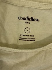 Goodfellow & Co Lyndale Tee Solid Crew Neck Short Sleeve T-Shirt