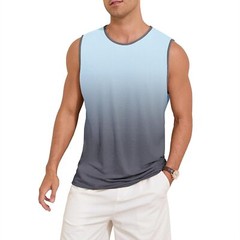 Mens Sleeveless Tank Top Summer Beach Graphic Muscle Tee Shirt Casual Hawaiian