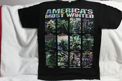 MARIJUANA AMERICA’S MOST WANTED WEED CANNABIS KUSH T-SHIRT SHIRT