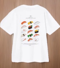 GU Graphic T-Shirt OMIYAGE Yunosuke + X Tee Japan Limited NEW Osushi Sushi New