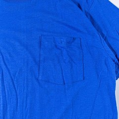 Vintage Fruit of the Loom Pocket Shirt Large 90s Made in USA Single Stitch Blank