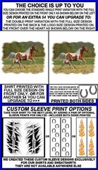 BEAUTIFUL WILD AMERICAN PAINT HORSE COLT FOAL LONG SLEEVE T-SHIRT AB351