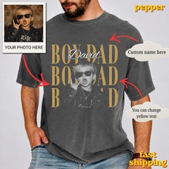 Personalized Dad Photo Shirt Custom Fathers Day Gift Best Dad Ever