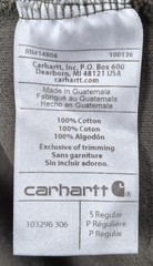 Lot Of 2 Carhartt Relaxed Fit Mens Pocket Tshirts Small Gray Black Short Sleeve