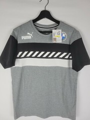 PUMA X BMW Motorsports MMS SDS GRAY T SHIRT 531179-03 SIZE MEDIUM NEW NWT