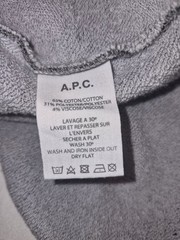A.P.C APC Mesn Sweatshirt w/Velour Shoulders