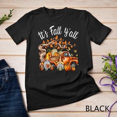 It’s Fall Y’all Gnome Pumpkin Autumn Leaves Thanksgiving Unisex T-shirt