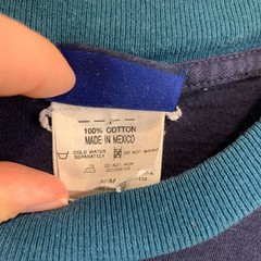 Vintage Sideout T-Shirt Men’s Navy Blue Teal M 100% Cotton Ringer Señor Frog’s