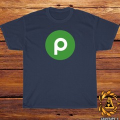 Publix Supermarket Logo Black/Sport Grey/White/Navy/Red T-Shirt S-5XL