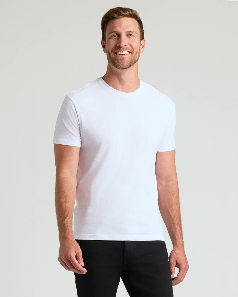 True Classic Crew Neck (White) Medium
