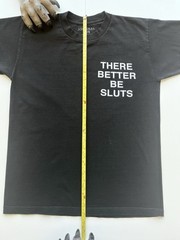 Assholes*s Live Forever- There Better Be $luts T Shirt Sz M Black ALF Funny Tee