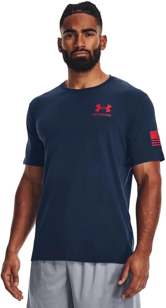 Under Armour Men’s UA Freedom Flag Gradient Short Sleeve Shirt Size S – Academy