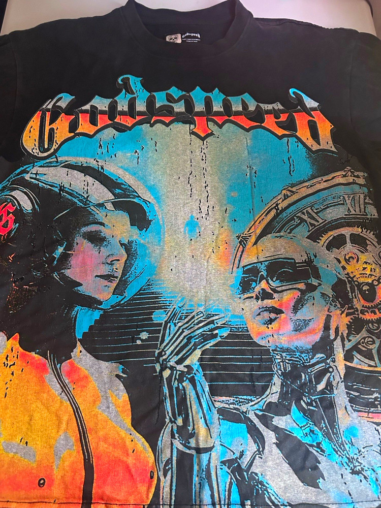Godspeed Men’s M Black “OUT OF MANY ONE” T-Shirt