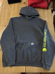 Carhartt Men’s XXL Clothing Lot 2 Hoodies & Henley Shirt Workwear Bundle