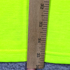 TSA Hi Viz Shirt Mens 6XL Yellow Long Sleeve Pocket Tee Casual Class 1 2 NWT