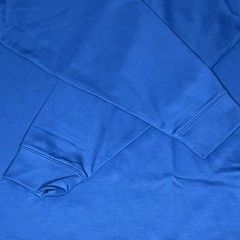 L.L.Bean Blue Mock Neck Shirt Men M 100% Cotton Long Sleeve Casual (NEW)