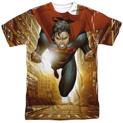 Superman Up City Unisex Adult Halloween Costume T Shirt, S-3XL