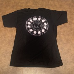 BoxLunch Hello Kitty Zodiac Graphic Tee Black Large Sanrio Licensed