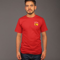 Mens Personalised Spain Badge T Shirt shirt Football Him Footie Supporter Spa…