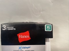 Hanes Men’s Mesh White Undershirt X Temp 3-Pack White Size XL, New