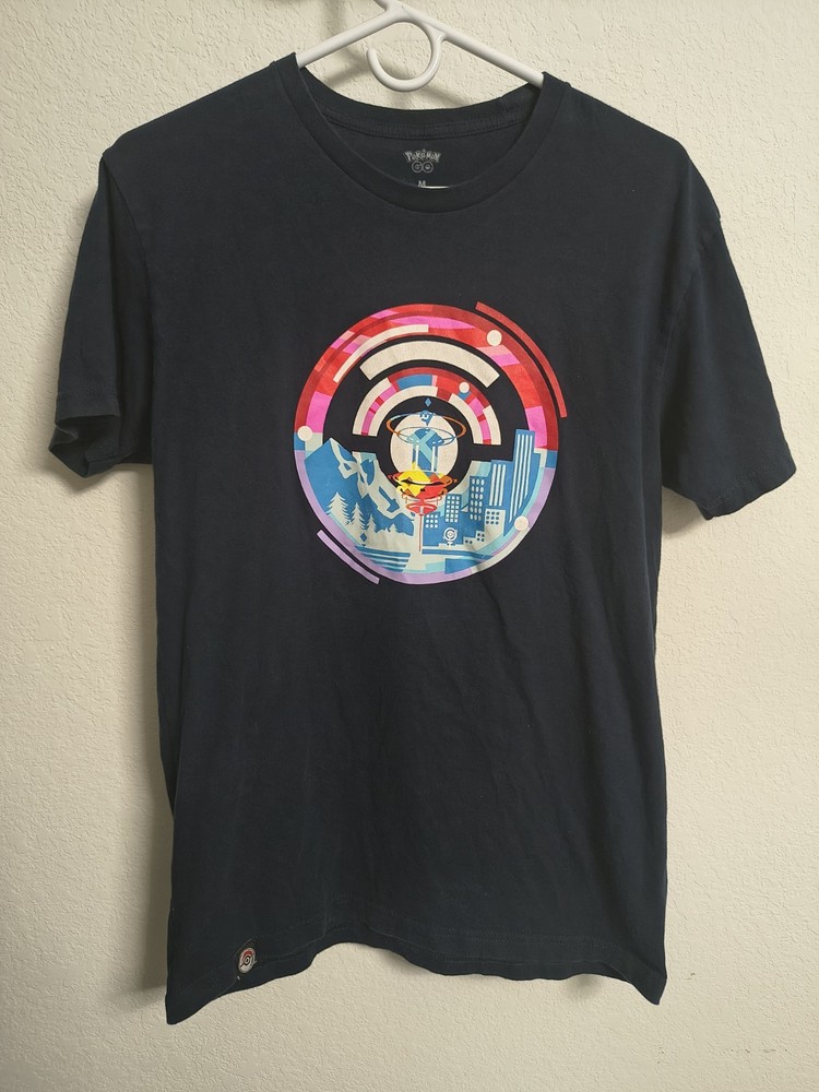 LIMITED ED POKEMON GO FEST 2021 Black Shirt Unisex Size M Medium Fast Free Ship!