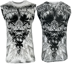 Xtreme Couture By Affliction Men’s Muscle T-shirt Tank Top Genocyber White S-5XL