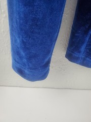 International Male Blue Suede Shirt Medium Vintage