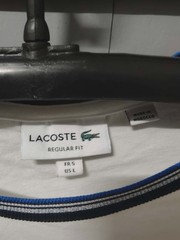 Lacoste Mens White Tee