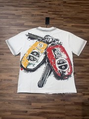 2026 New Godspeed Skeleton Drive a sports car print Tee Mens Cotton T-shirt