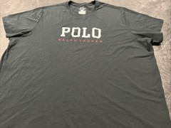 Polo Ralph Lauren Shirt 4X Mens Black Short Sleeve Classic Preppy Crew Neck Tee