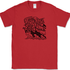 I RUN A TIGHT SHIP WRECK T-Shirt Funny House Wife Mom Humor Tee